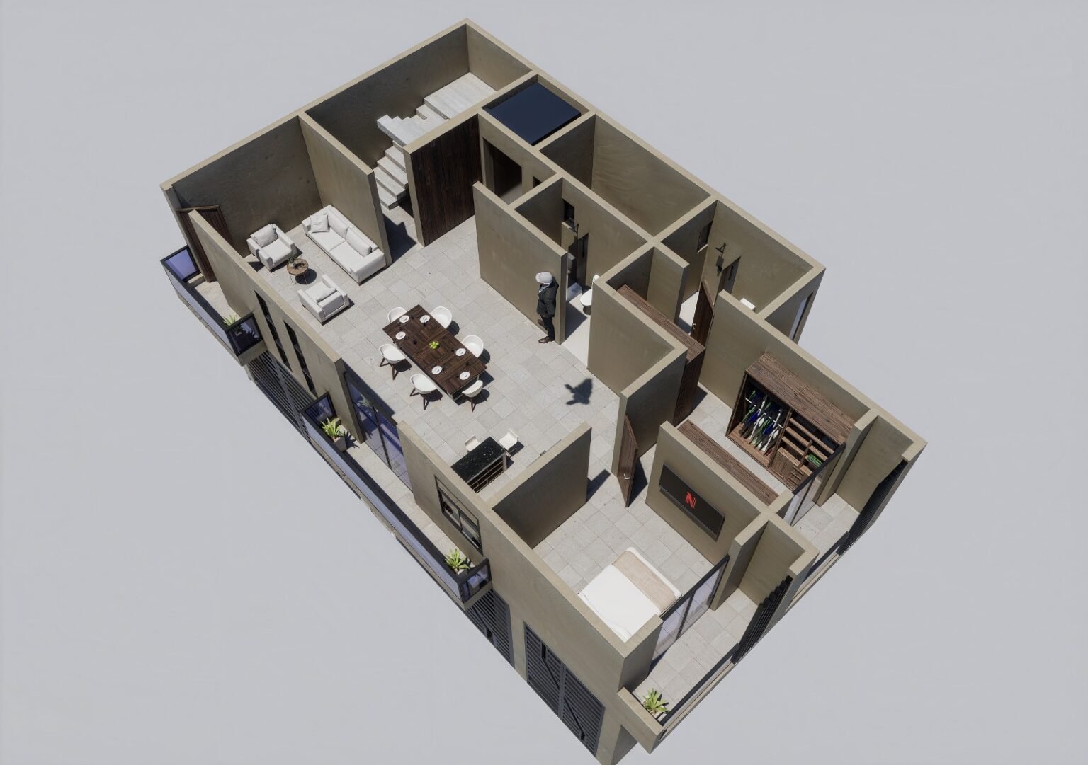 TIPO 1_1 RECAMARA TIPO PENTHOUSE